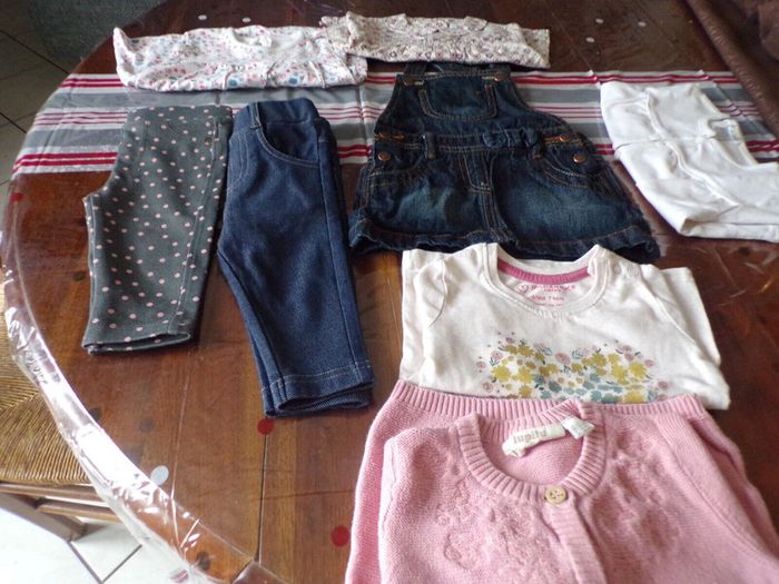 lot de 8 vêtements 6 mois