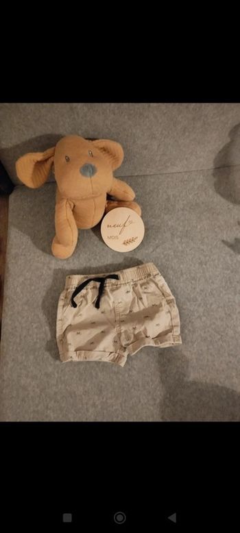 Short Kiabi 9 mois