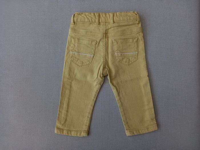 Pantalon jaune garçon Zara 6/9m 74cm - photo numéro 2