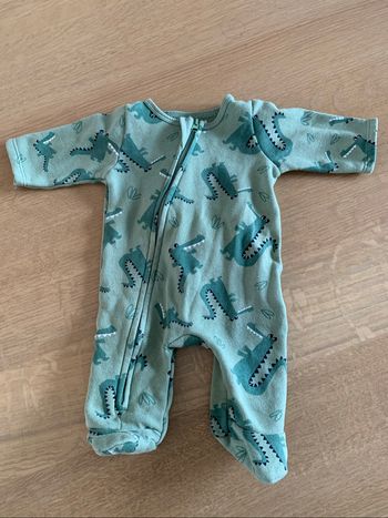 Pyjama vert motif crocodiles