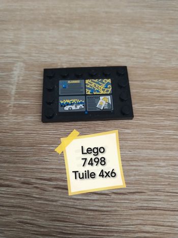 Lego 7498 tuile 4x6