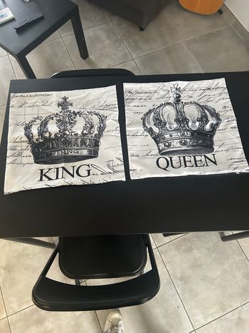 Housses de coussins neuves