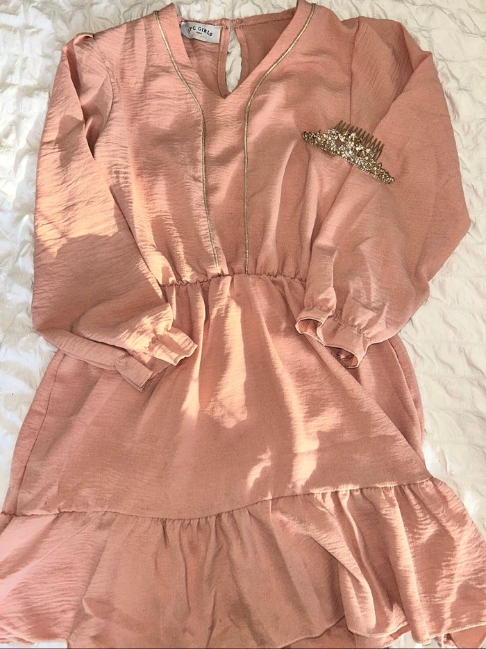 Robe rose 10ans