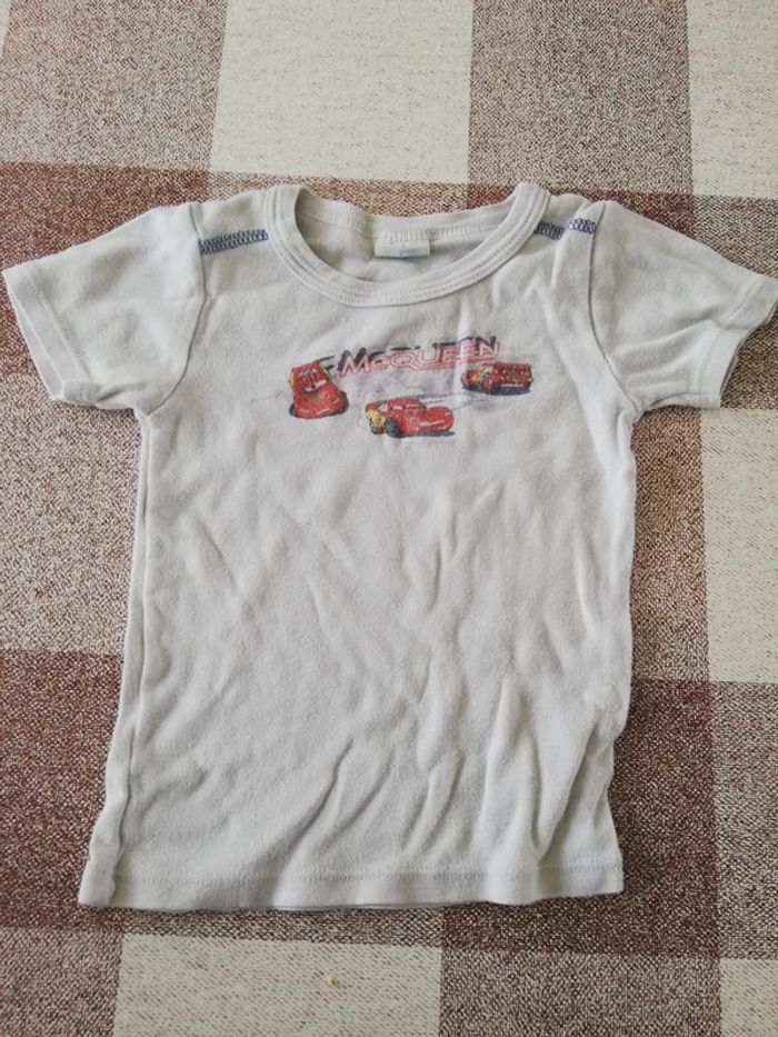 Maillot de corps et maillot de bain blanc/bleu 12 mois - photo numéro 2