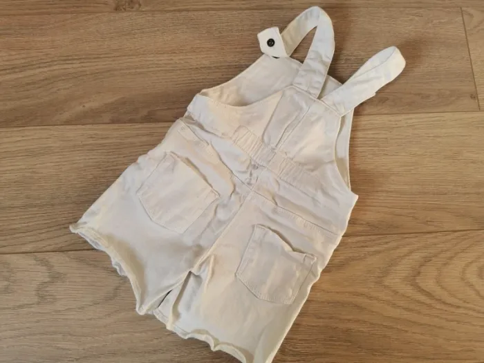 Salopette short en jean 18 mois - photo numéro 3