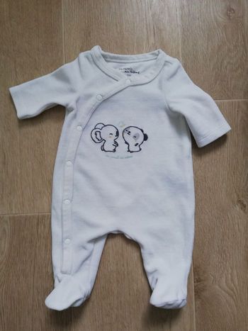 Pyjama velours Naissance DPAM