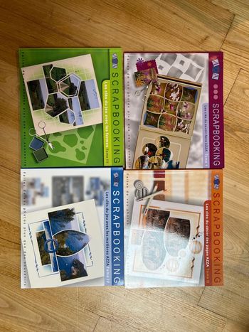Lot de 4 livres Scrapbooking Azza