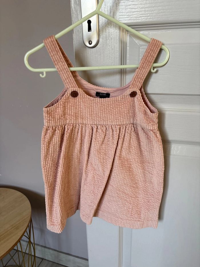 Robe en velour fille neuve 24 mois