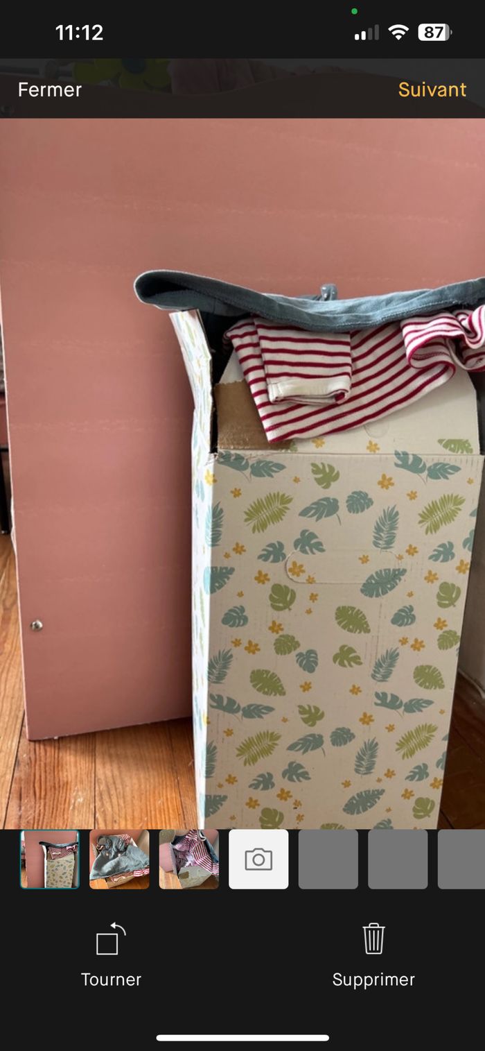 Carton vêtement bébé fille - photo numéro 3