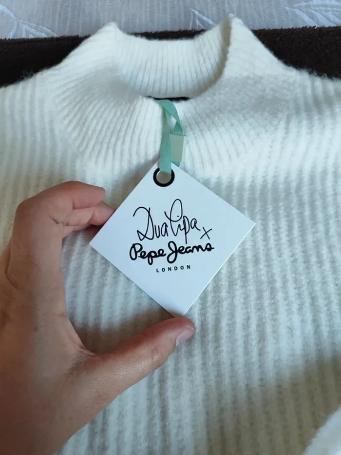 Pull-femme- pepe jeans -Dua lipa - L - photo numéro 4