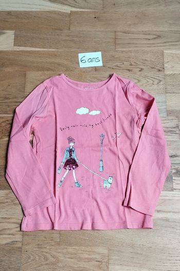 T-shirt fille 6 ans