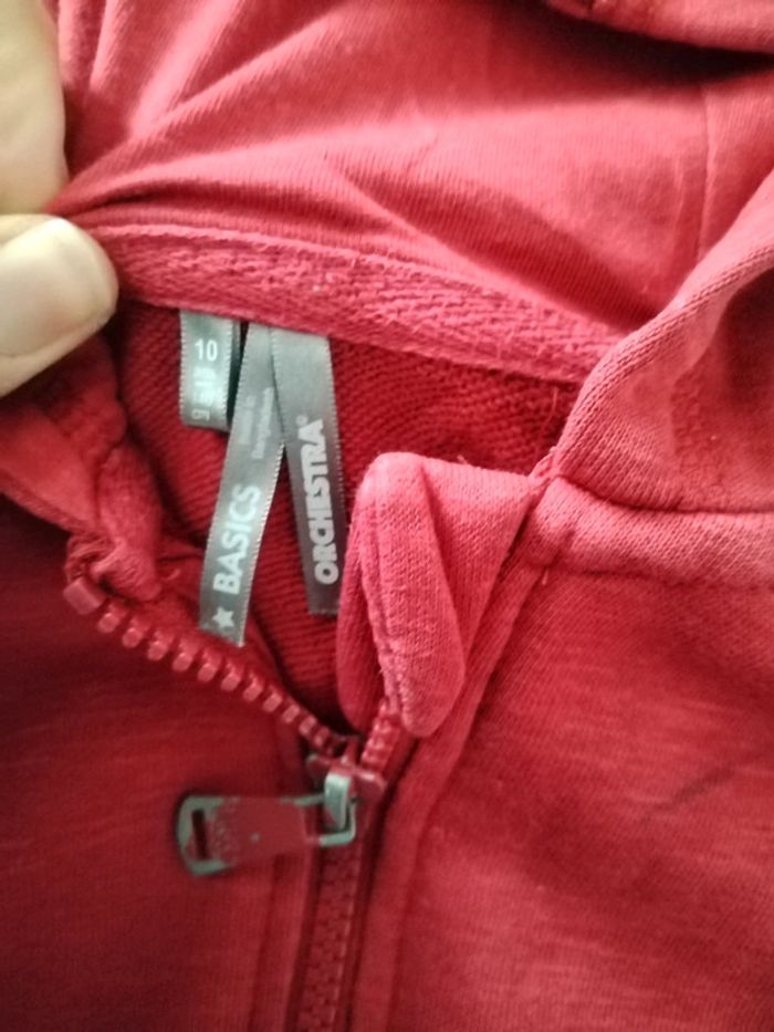 Veste bordeaux orchestra 10ans - photo numéro 2