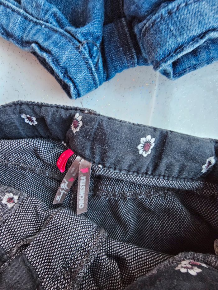 Lot de 2 shorts fille girly Orchestra 3 ans - photo numéro 2