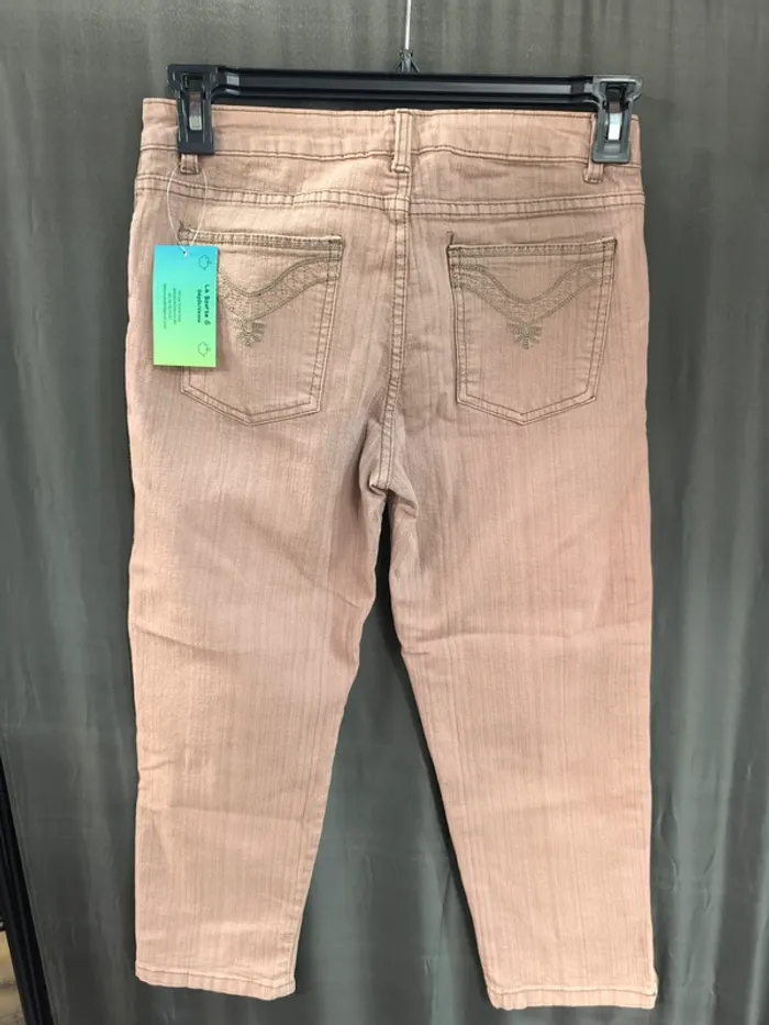 316728 pantacourt vieux rose femme 36 la city - photo numéro 2