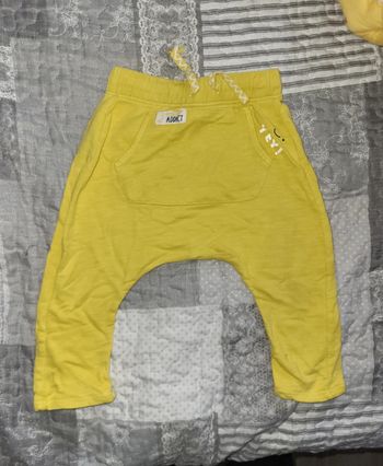 Pantalon jaune 12 mois