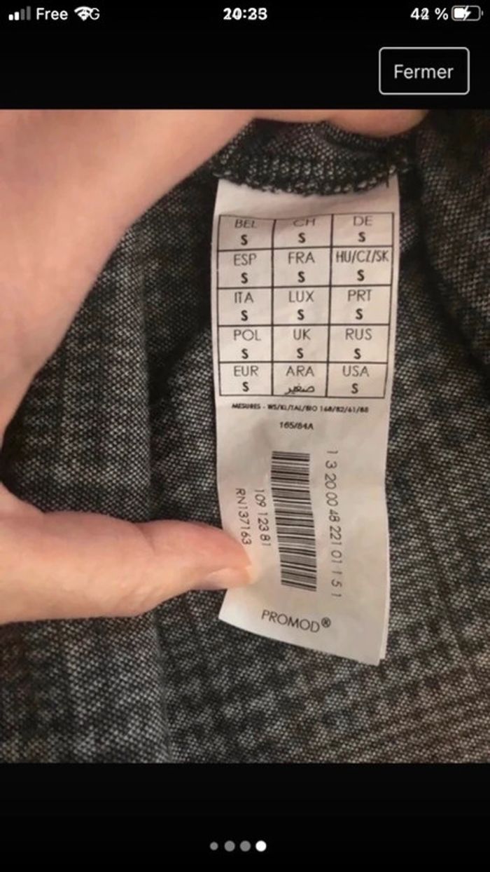 Robe taille S promod - photo numéro 3