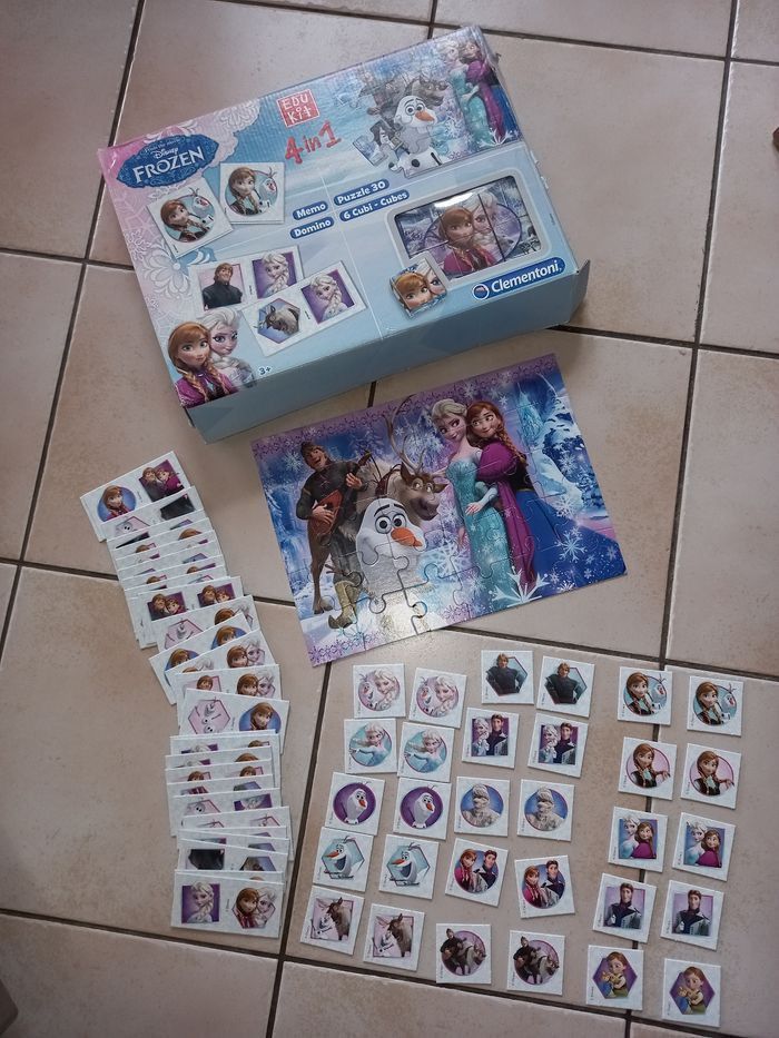 Malette de jeux la reine des neiges 4en1 - photo numéro 3