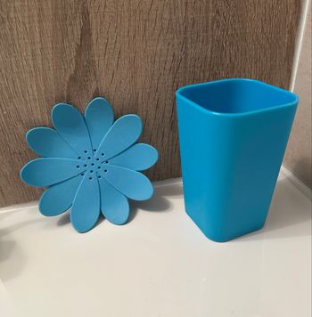 Porte savon + gobelet 