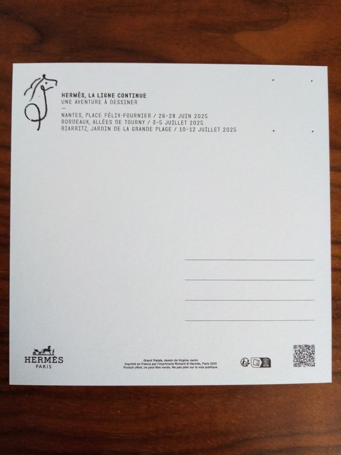 Carte à colorier Hermès - photo numéro 4
