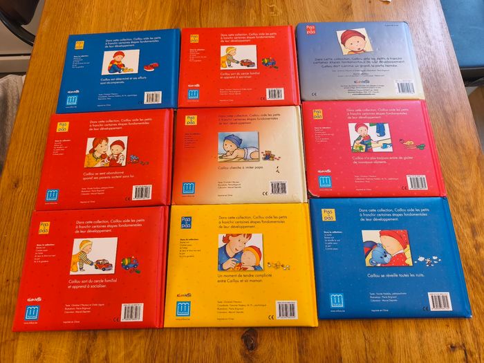 Lot de 9 livres Caillou - photo numéro 2