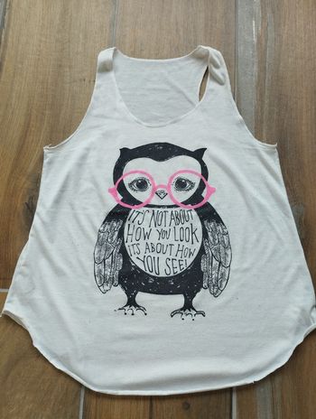 Top débardeur chouette taille 38/40