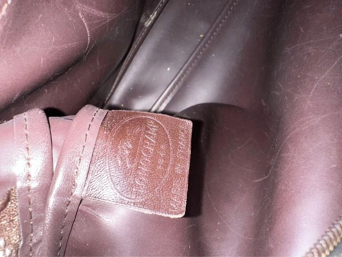 Sac longchamp en nylon et cuir - photo numéro 8