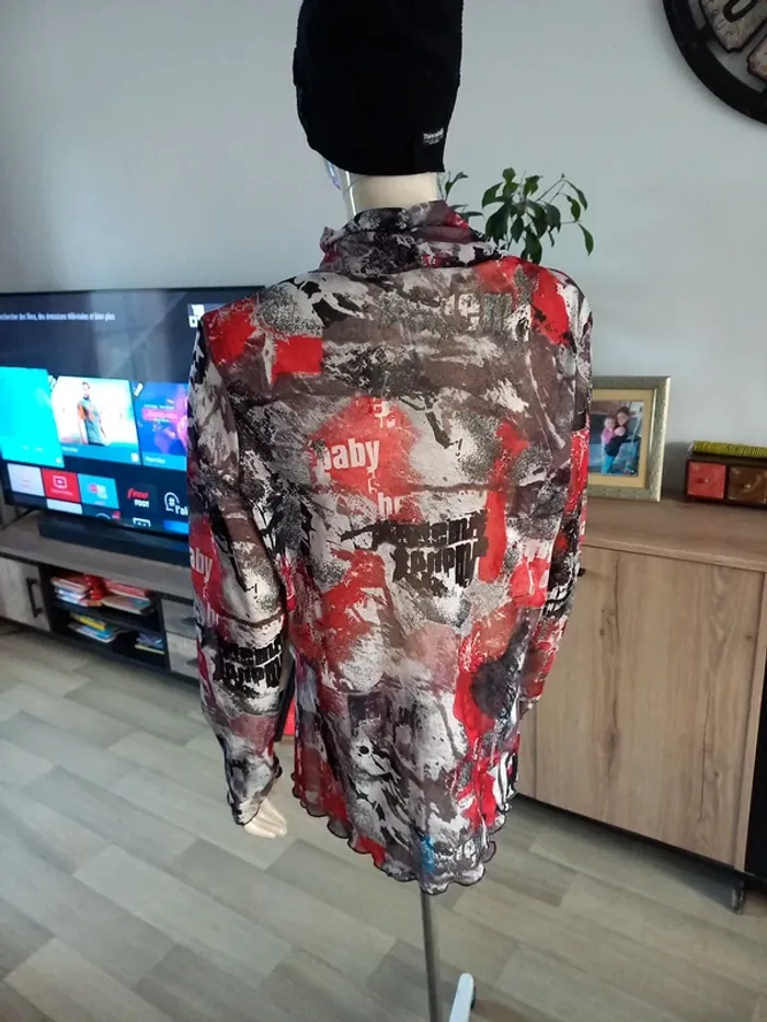 Pull femme transparent XL - photo numéro 4
