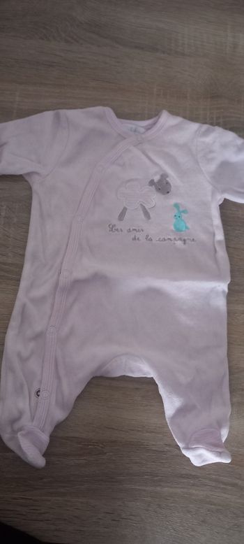 Pyjama fille taille 1 mois