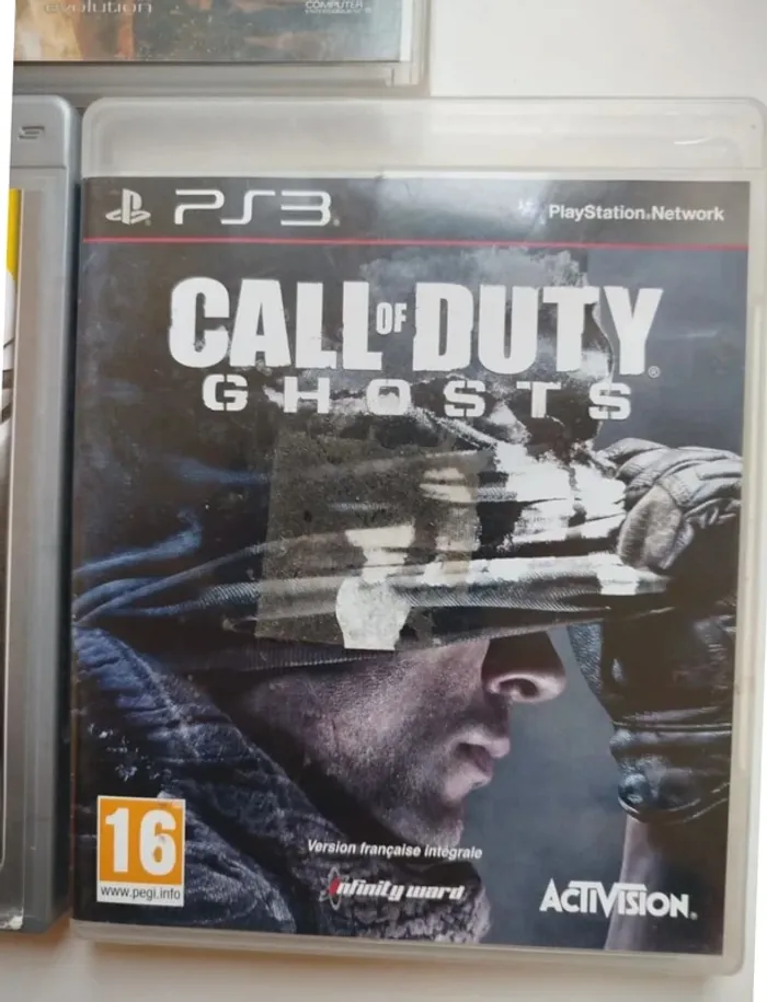 Lot de 3 jeux ps3 GT prologue Cod Ghost Motor stom - photo numéro 3