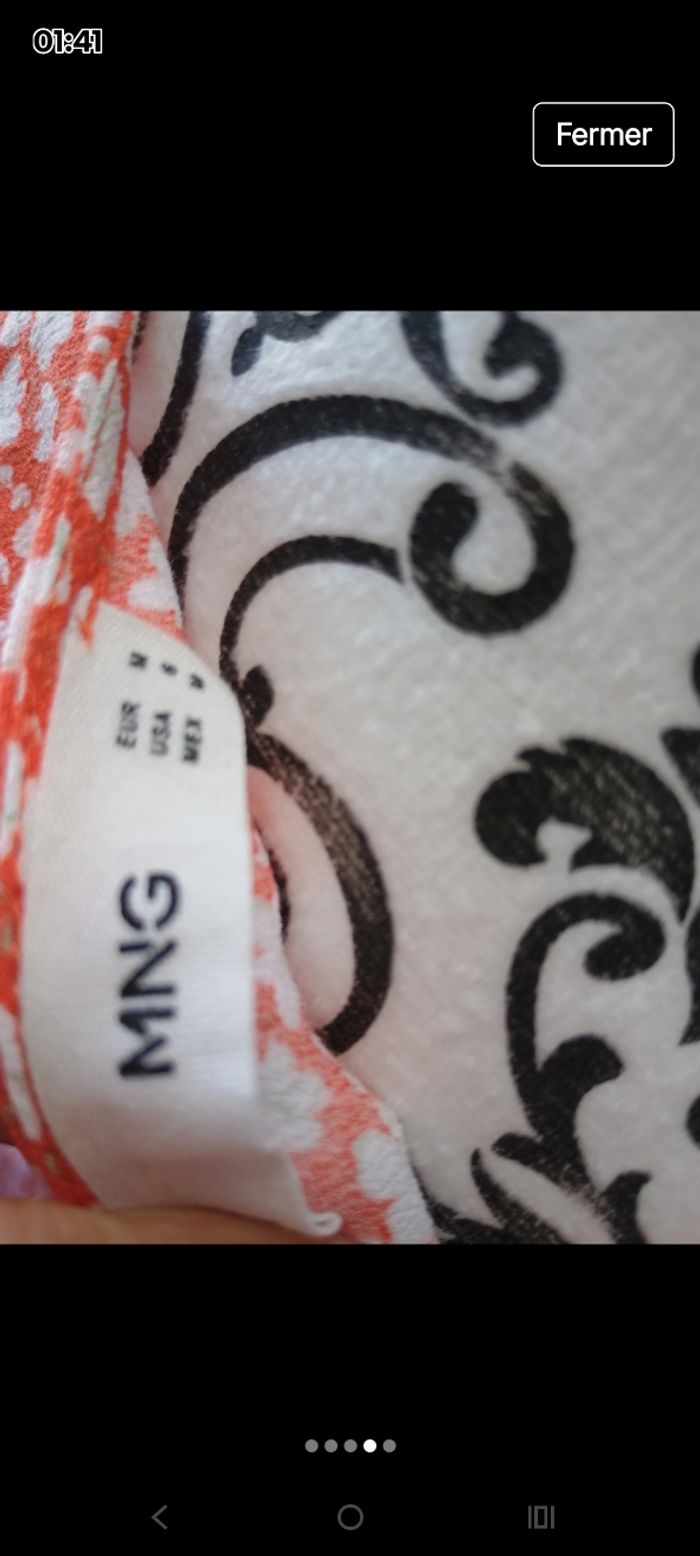 TreS belle robe a fleur mango - photo numéro 4