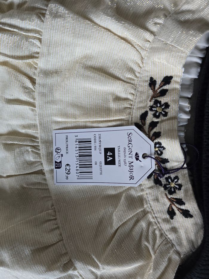 Ensemble pull tricoté et jupe pailletée sergent major - photo numéro 3