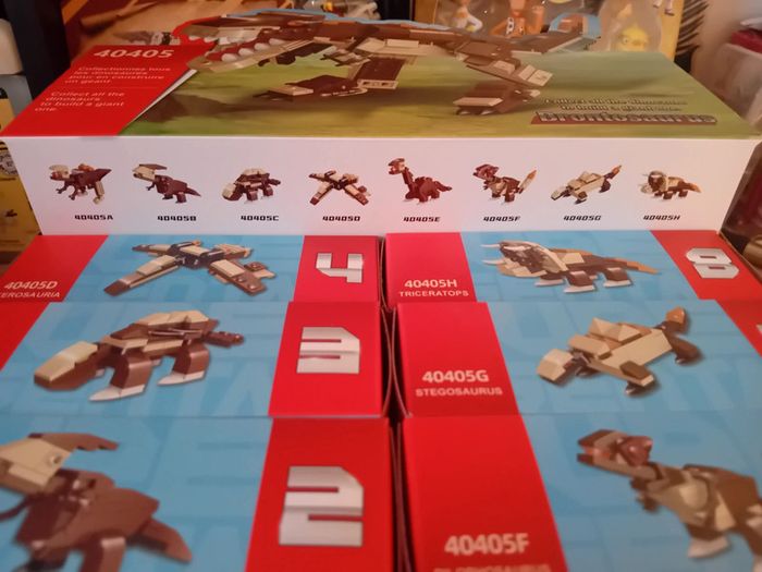 Ensemble complets de dinausaures en légos à construire neufs - photo numéro 5