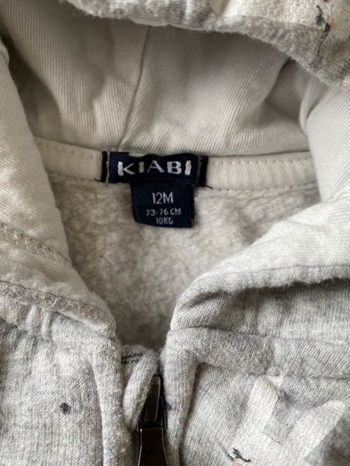 Pull zippé chaud 12mois - photo numéro 3