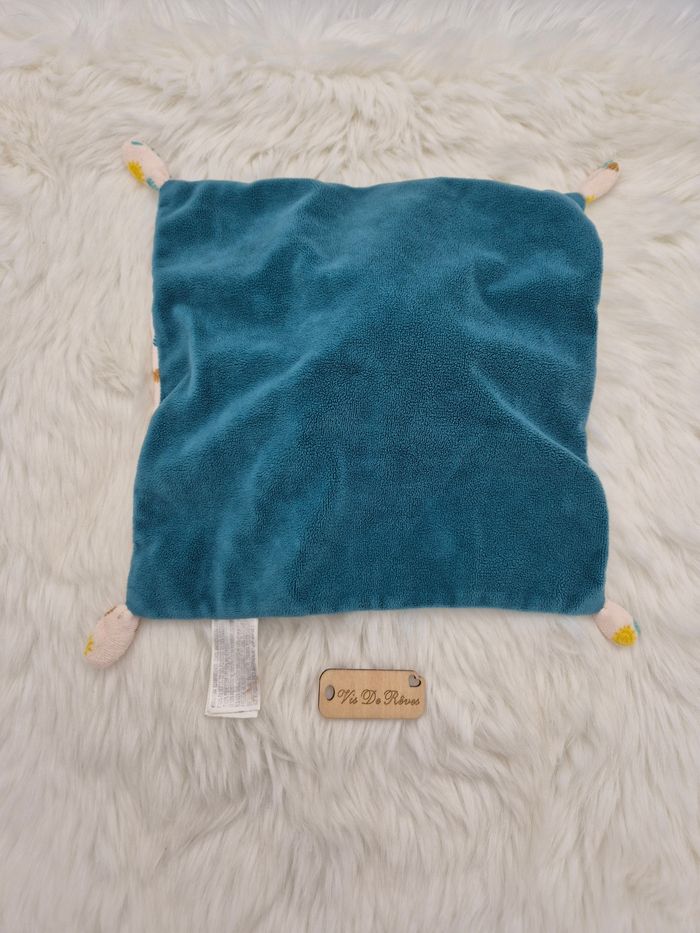 Doudou Plat Carré Simba Le Roi Lion Disney feuilles soleil - photo numéro 4