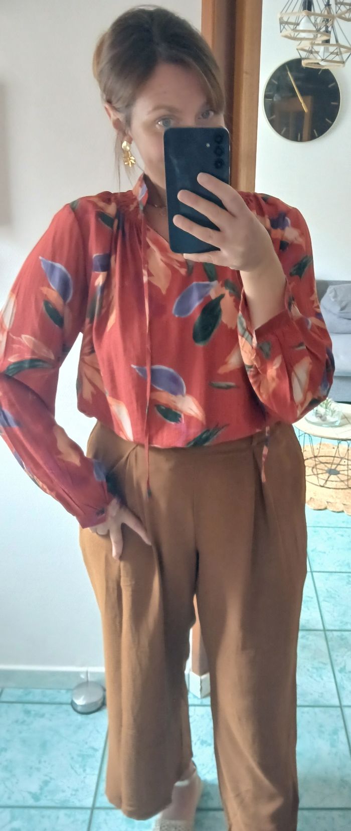 Chemisier imprimé taille 42 - photo numéro 2