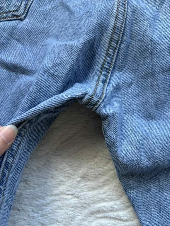 Jean Levi’s 505 Straight Fit droit Homme unisexe bleu clair taille haute 2000s Rare US W38 L32 XL48 - photo numéro 18