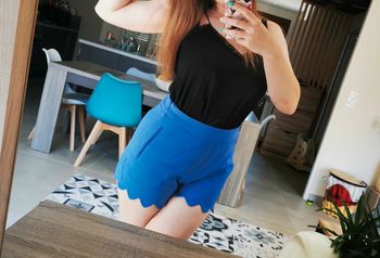 Short bleu 38