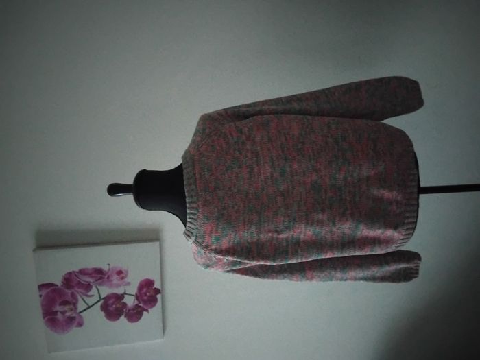 Pull mouliné col rond - photo numéro 3