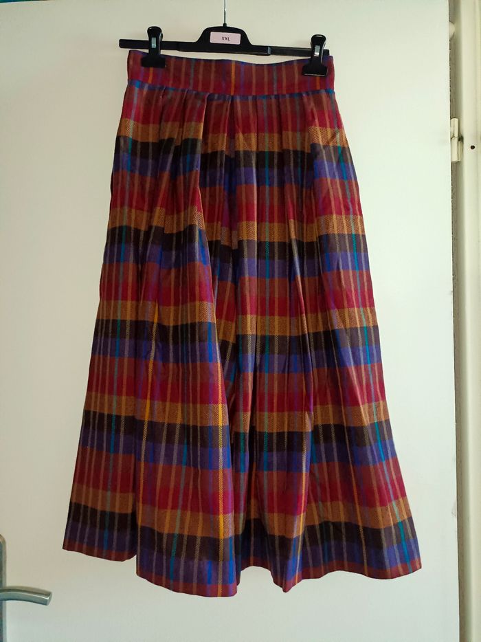 Jupe-short femme Weill, vintage, laine majoritaire, taille M - photo numéro 2