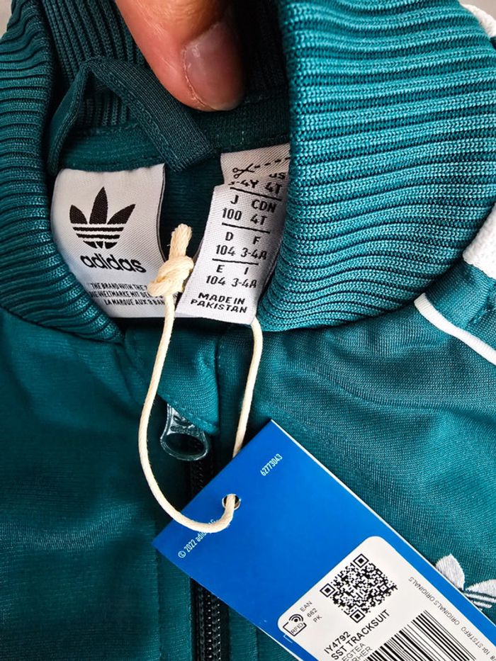 Magnifique Ensemble Adidas vert/turquoise - photo numéro 8