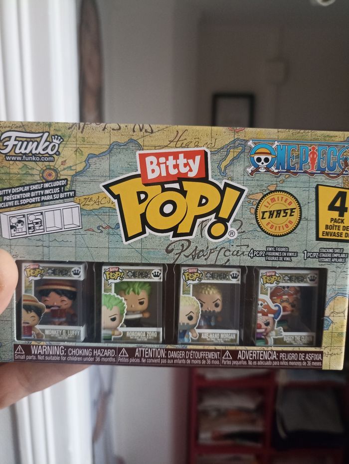 Funko pop bitty pop one piece buggy the clown chase 1/6