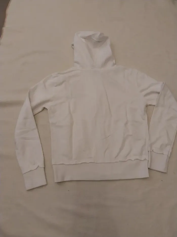 Sweat blanc a capuche T38 - photo numéro 6