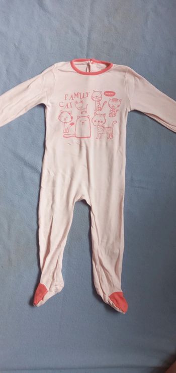 Pyjamas 1 pièce in extenso taille 92 cm