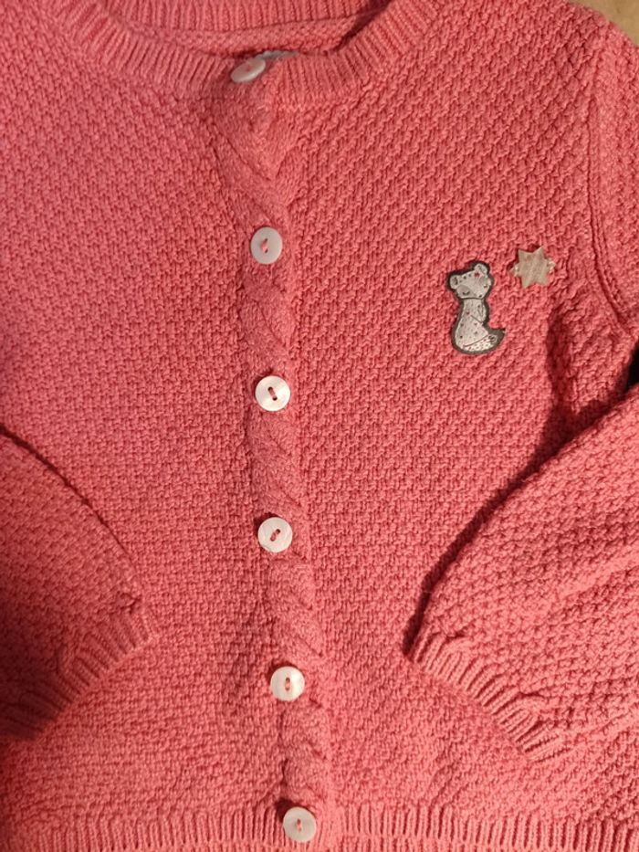 Gilet rose renard blanc 🦊 - photo numéro 2