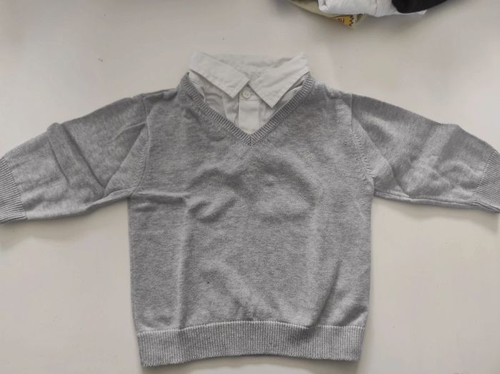 Pull chemise obaibi 12 mois tbe