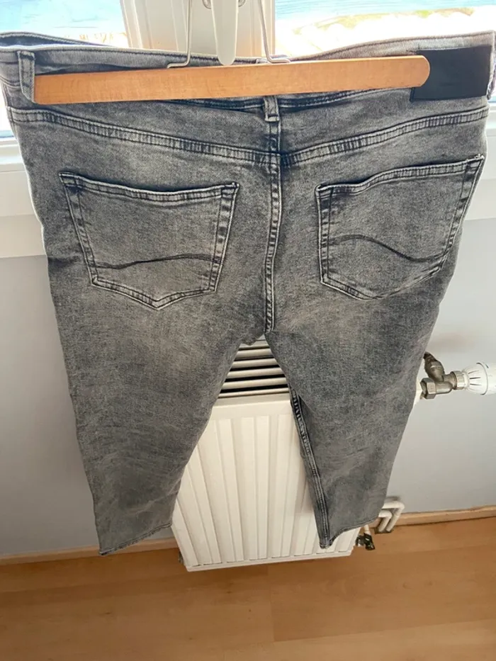 Pantalon jeans coupe slim gris CELIO - photo numéro 2