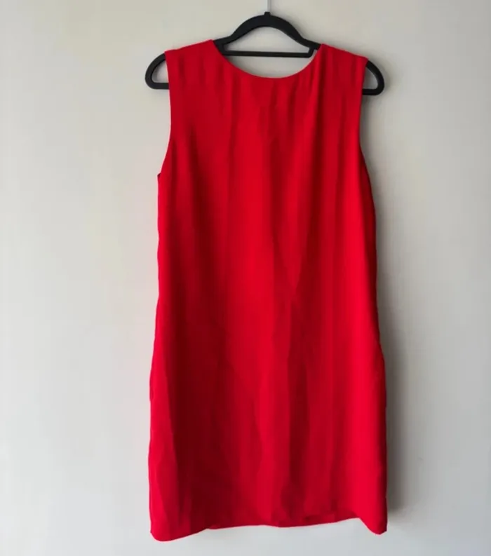👗🌻 Robe rouge avec poche - très bon état - Sud express- taille M- été - photo numéro 4