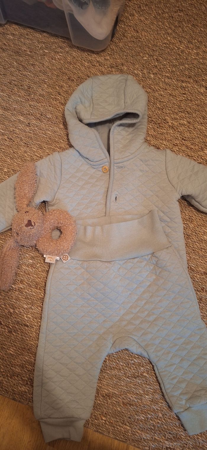 Ensemble vert d'eau h&m 6 mois - photo numéro 3