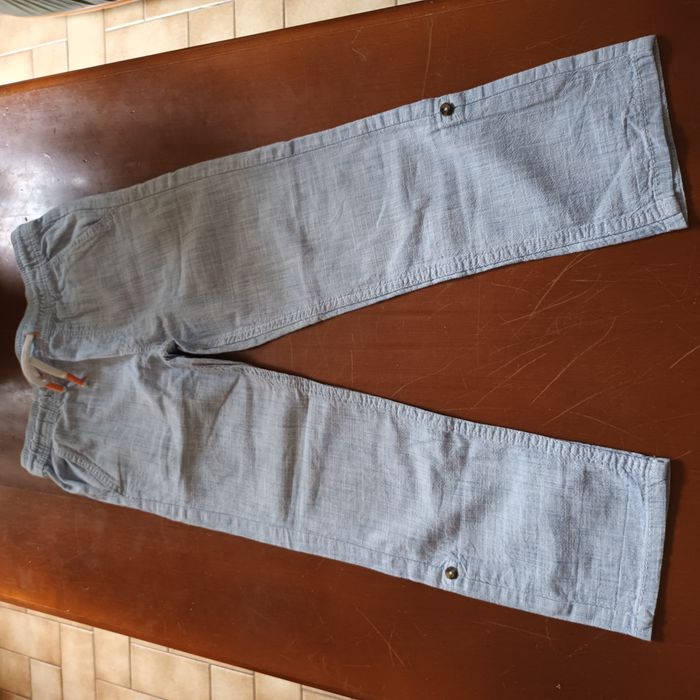 Pantalon bleu ciel garçon 6 ans