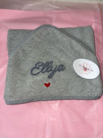 Cape de bain personnalisée